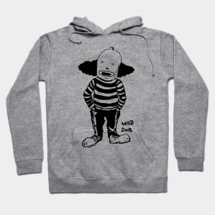 Clown with Hands in Pants Pockets Hoodie